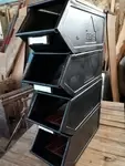 Lot of storage bins