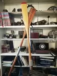 Lot of three old oars