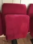 Lot of three revamped cinema armchairs