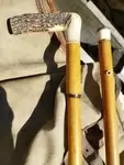 lot of two old canes 