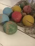 Lot of wooden pétanque balls