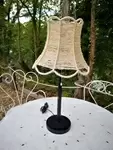 Macrame table lamp