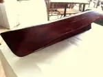 Mahogany boat hull