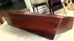 Mahogany boat hull