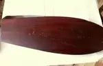 Mahogany boat hull