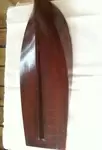 Mahogany boat hull