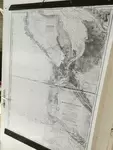 Map of Marennes Oléron in black and white.