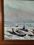 Marine oil on cardboard