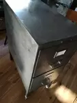 Metal box for storing files