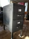 Metal box for storing files