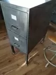 Metal box for storing files