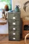 Metal cabinet with five doors 