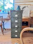 Metal cabinet with five doors 