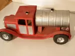 Metal fire truck