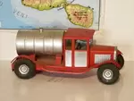 Metal fire truck
