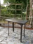 Metal side table