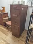 Wooden filing cabinet