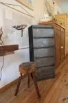 20th-century industrial cabinet with five doors