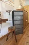 20th-century industrial cabinet with five doors