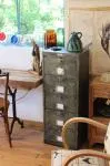 Metal cabinet with five doors 