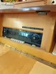 His Master's Voice Record Player Radio Cabinet from the 50s