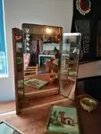 50s triptych mirror