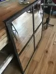 Mirror on canopy frame