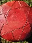 moroccan leather pouf