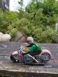 Vintage toy tin motorcycle