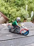 Vintage toy tin motorcycle