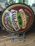 Murphy's double-sided light sign