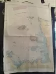 Carte marine de Bréhat au Cap Lévi