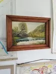 Huile sur toile XXe 