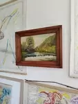 Oil on canvas 20th century 