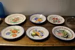 Old 20th century plates