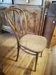Chaise ancienne bois courbé