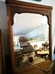 Old beveled mirror