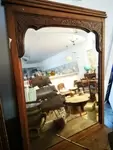 Old beveled mirror