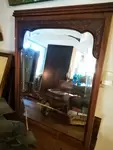Old beveled mirror