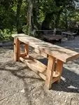 Old carpenter's workbench