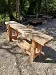 Old carpenter's workbench