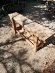 Old carpenter's workbench