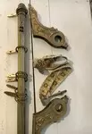 Old castle curtain rod