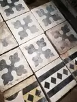 old cement tiles