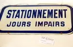 Old enamel sign