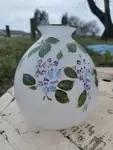 Old enameled vase