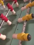 Old folding table football