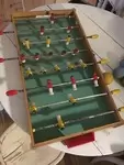 Old folding table football