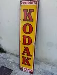 old kodak enamel sign