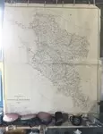 Old map of Charente Maritime.